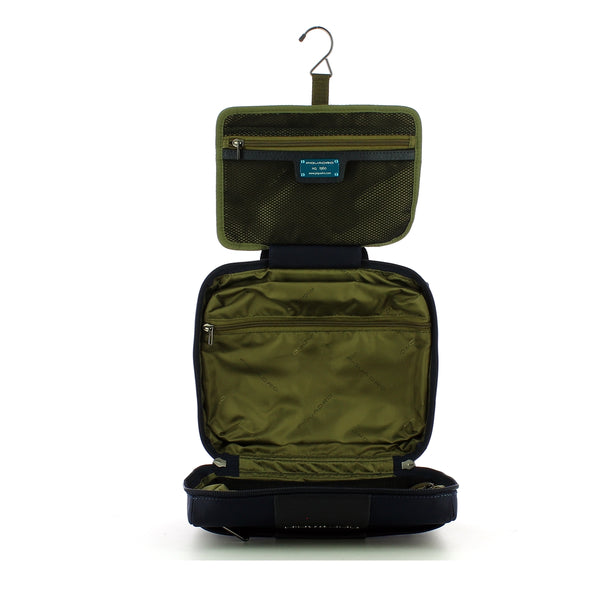 Piquadro - n��cessaire da viaggio con gancio brief 2 - by3058 | Italystation.com - Shop Now at italystation.com