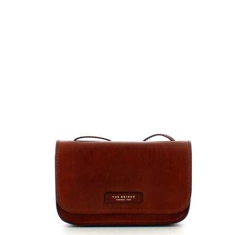 The Bridge - Tracollina Rustici S Crossbody Bag - 04351101 - MARRONE/14/ORO
