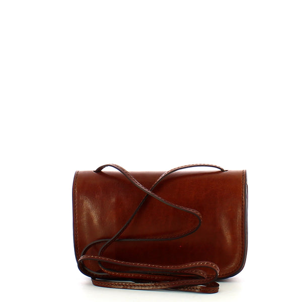 The Bridge - Tracollina Rustici S Crossbody Bag - 04351101 - MARRONE/14/ORO