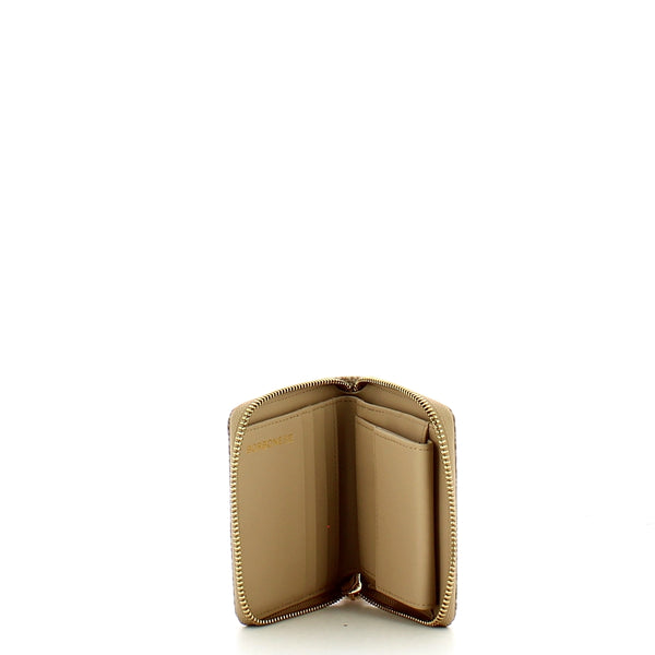 Borbonese - Sand Zip Around Medium Wallet with RFID made of Recycled Nylon - 930156I15 - SABBIA