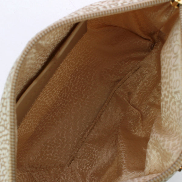 Borbonese - Medium Sand Beauty Case made of Recycled Nylon - 932029I15 - SABBIA