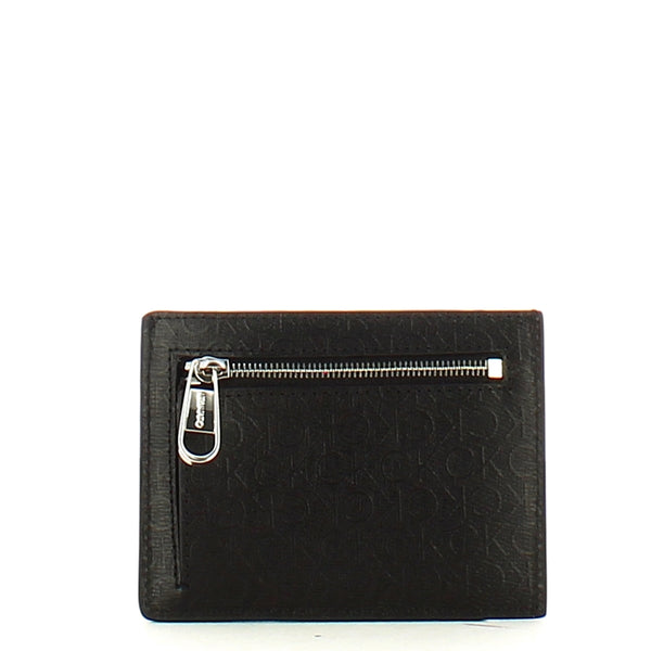 Calvin Klein - Porta Carte in pelle - K50K509130 - BLACK/TONAL/MONO