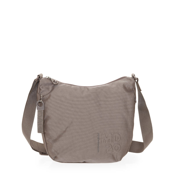 Mandarina Duck - Hobo Bag MD20 Taupe P10QMTV1 TAUPE | Italystation.com Shop Now at italystation.com