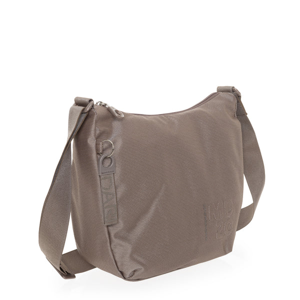 Mandarina Duck - Hobo Bag MD20 Taupe P10QMTV1 TAUPE | Italystation.com Shop Now at italystation.com