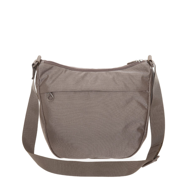Mandarina Duck - Hobo Bag MD20 Taupe P10QMTV1 TAUPE | Italystation.com Shop Now at italystation.com