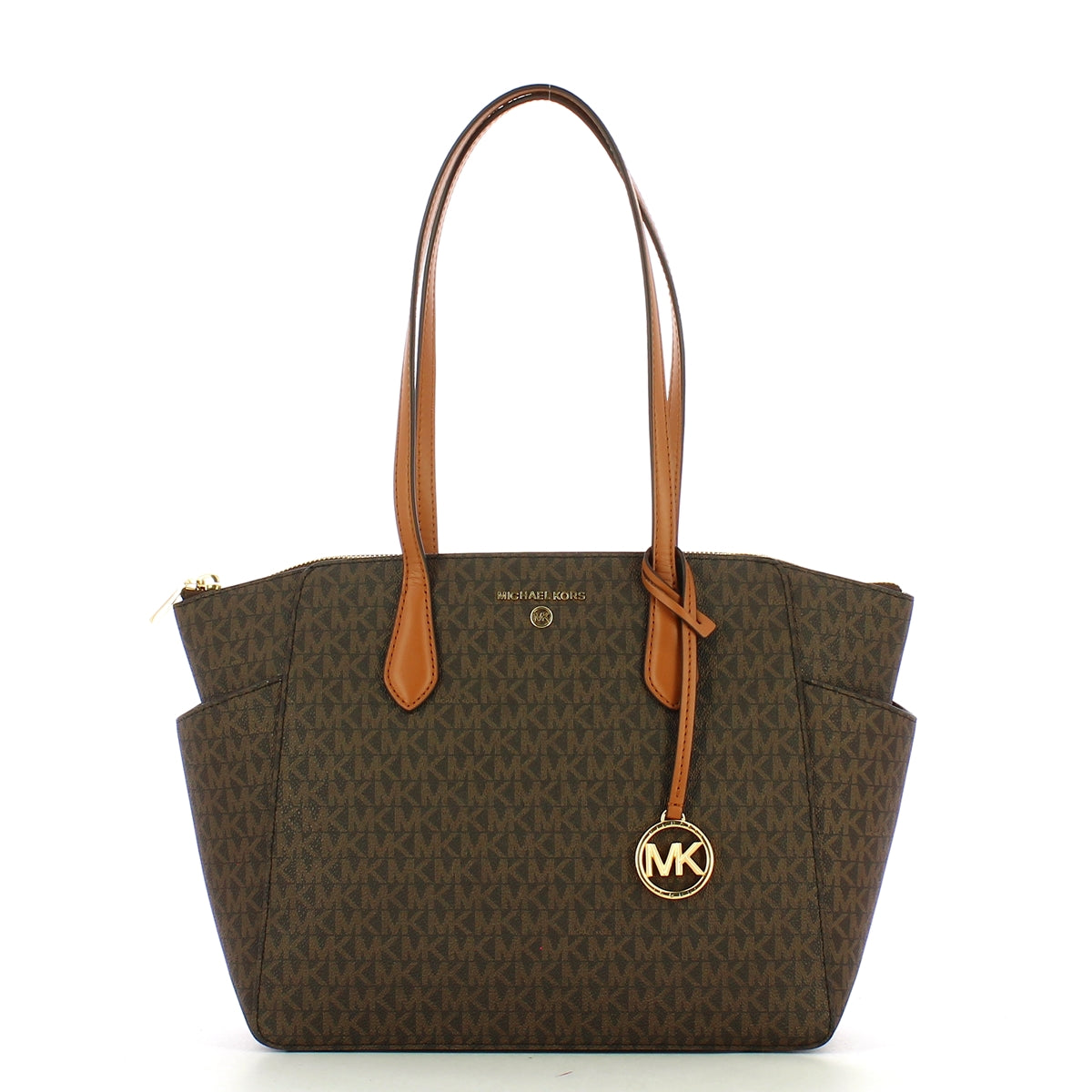 Michael Kors - Marilyn Medium BRN Acorn Tote Bag - 30S2G6AT2B - BRN/ACORN