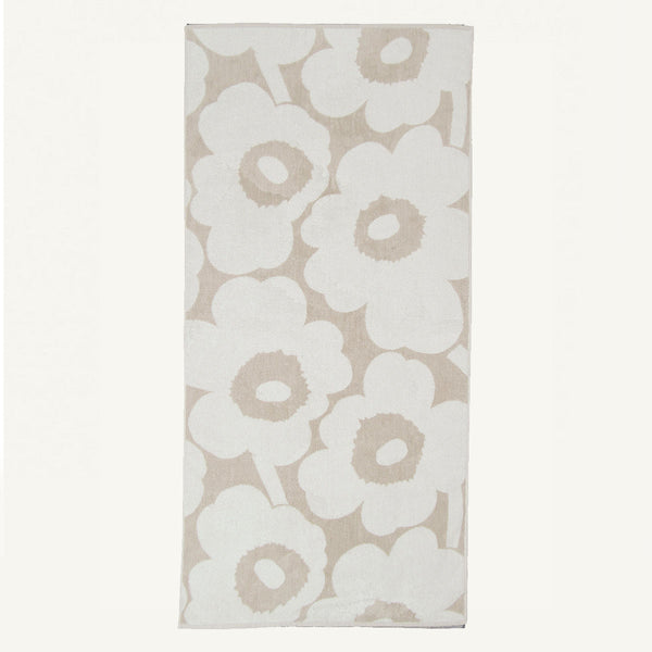 Marimekko - Unikko Bath Towel 70x150 cm - 070230 - BEIGE,/WHITE