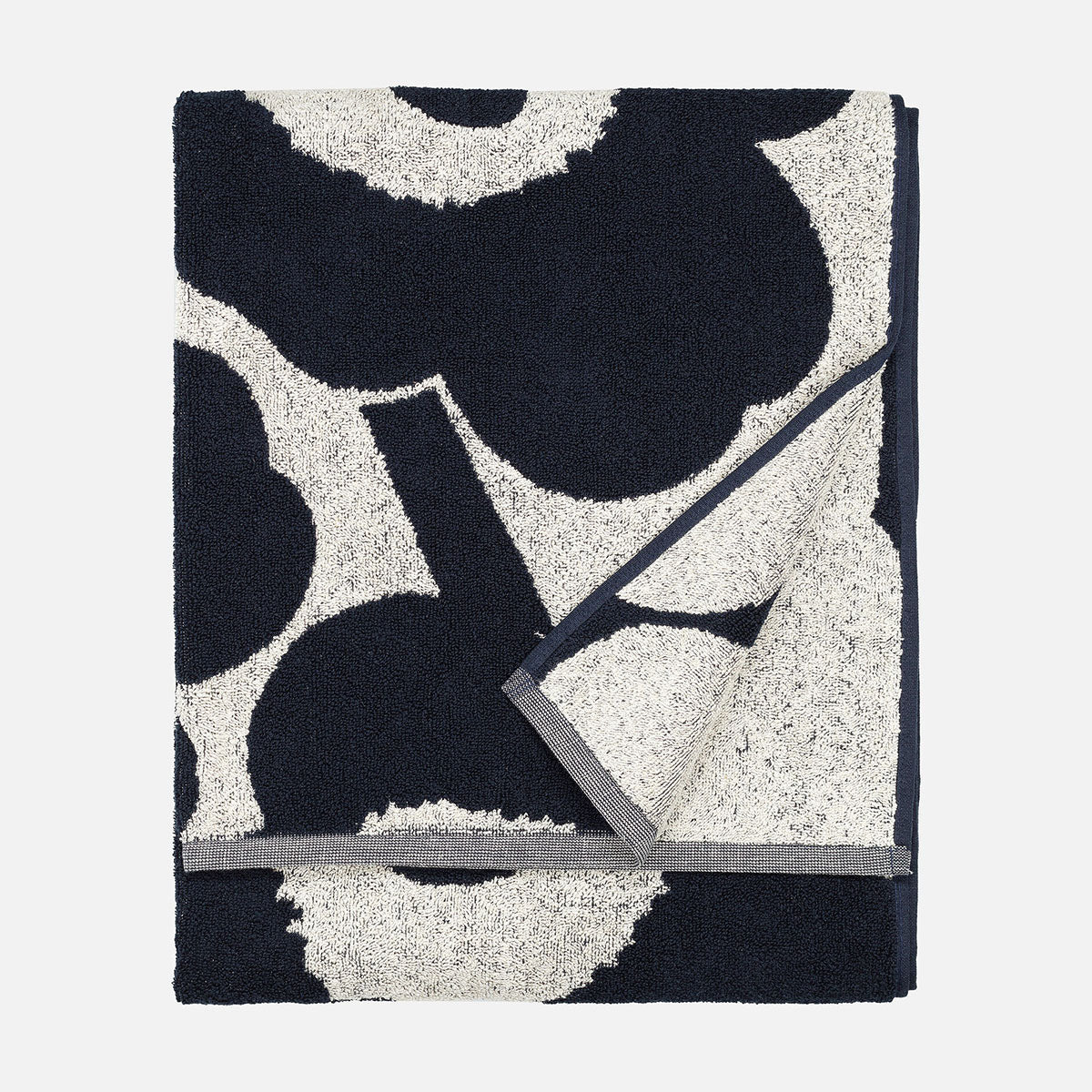 Marimekko - Unikko Bath Towel 70x150 cm - 070525 - COTTON,/DARK/BLUE