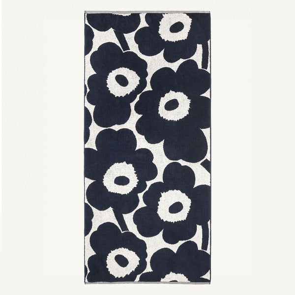 Marimekko - Unikko Bath Towel 70x150 cm - 070525 - COTTON,/DARK/BLUE