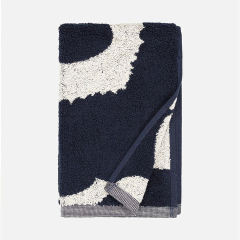 Marimekko - Unikko 賓客毛巾 30x50 公分 - 070527 - 棉質，/深色/藍色