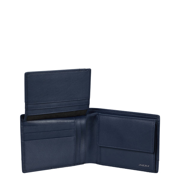 Samsonite - Pro-DLX 6 Slg Wallet with coin pouch - KK3015 - NIGHT/BLUE