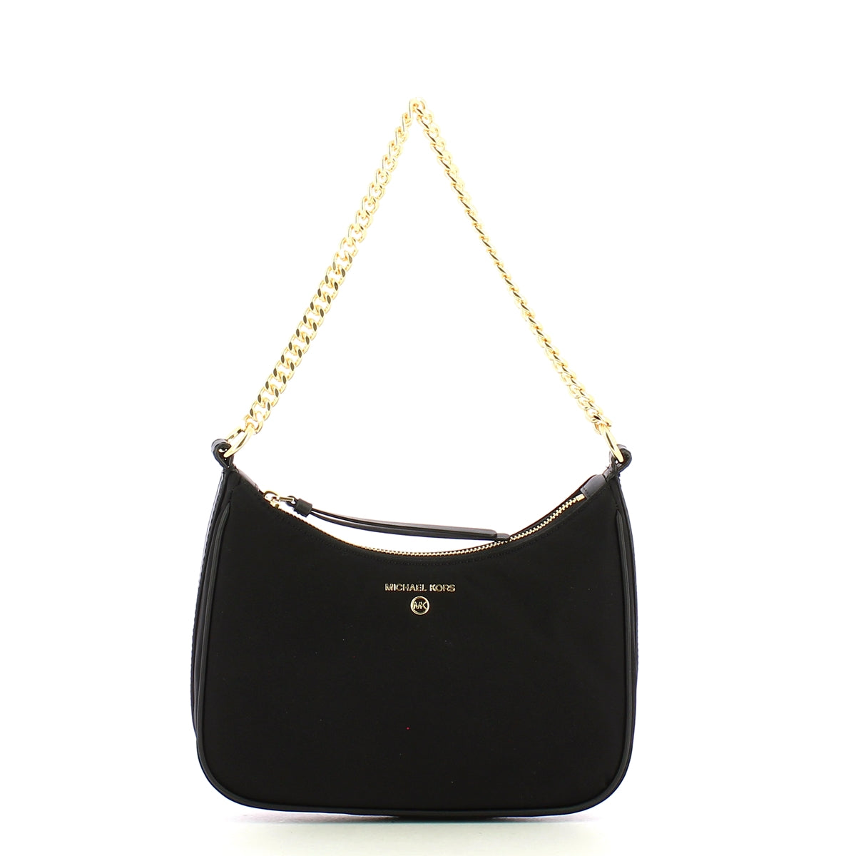 Michael kors - jet set charm medium black nylon shoulder bag - 32f1gt9c8c - black | Italystation.com