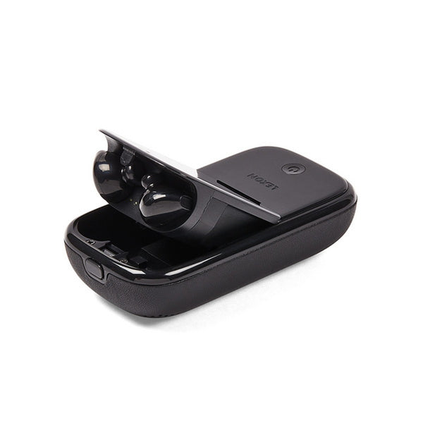 Lexon - cuffiette wireless speakerbuds bluetooth® nero - xla127  | Italystation.com - Shop Now at italystation.com
