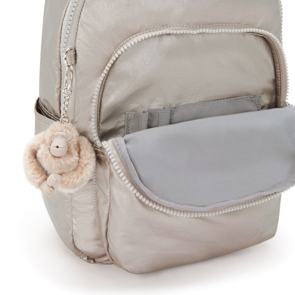 Kipling - Zainetto Seoul S Metallic Glow KPKI3789 METALLIC | Italystation.com Shop Now at italystation.com