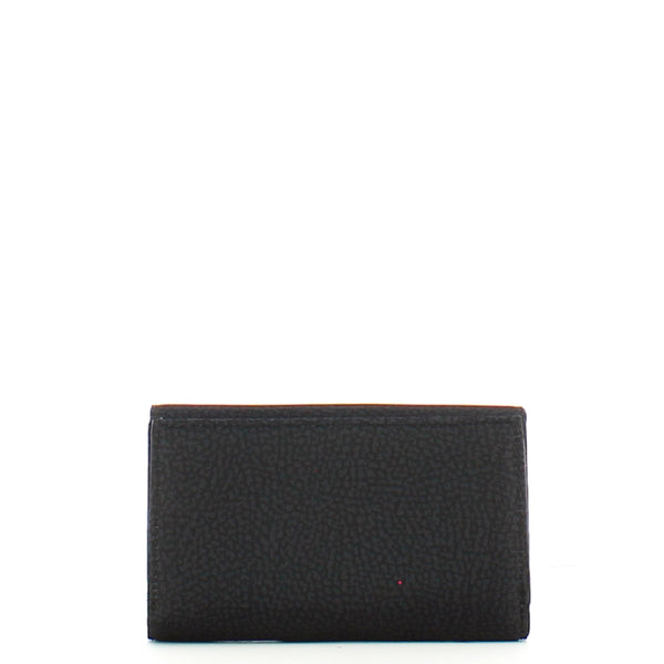 Borbonese - Portafoglio Medium RFID in Nylon Riciclato Dark Black - 930115I15 - DARK/BLACK