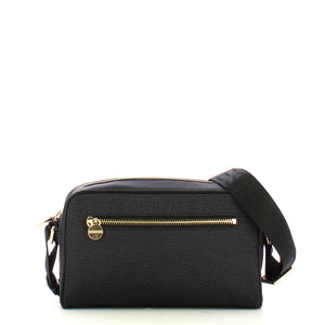 Borbonese - Small Jet Dark Black Camera Bag made of Recycled Nylon - 934115I15 - DARK/BLACK