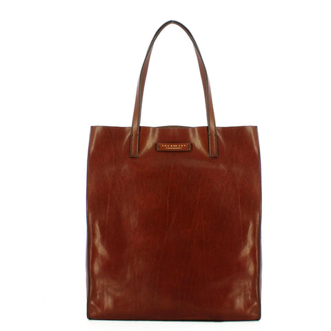 The Bridge The bridge - shopping bag mirra - 04330101 - marrone/14/oro | Italystation.com - Shop Now at italystation.com