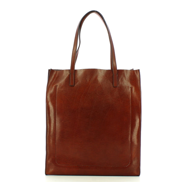 The Bridge - Shopping Bag Mirra - 04330101 - MARRONE/14/ORO