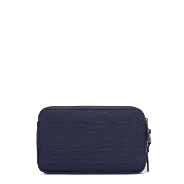 Piquadro - Pochette a due scomparti in tessuto riciclato Brief 2 - AC5940BR2R - BLU