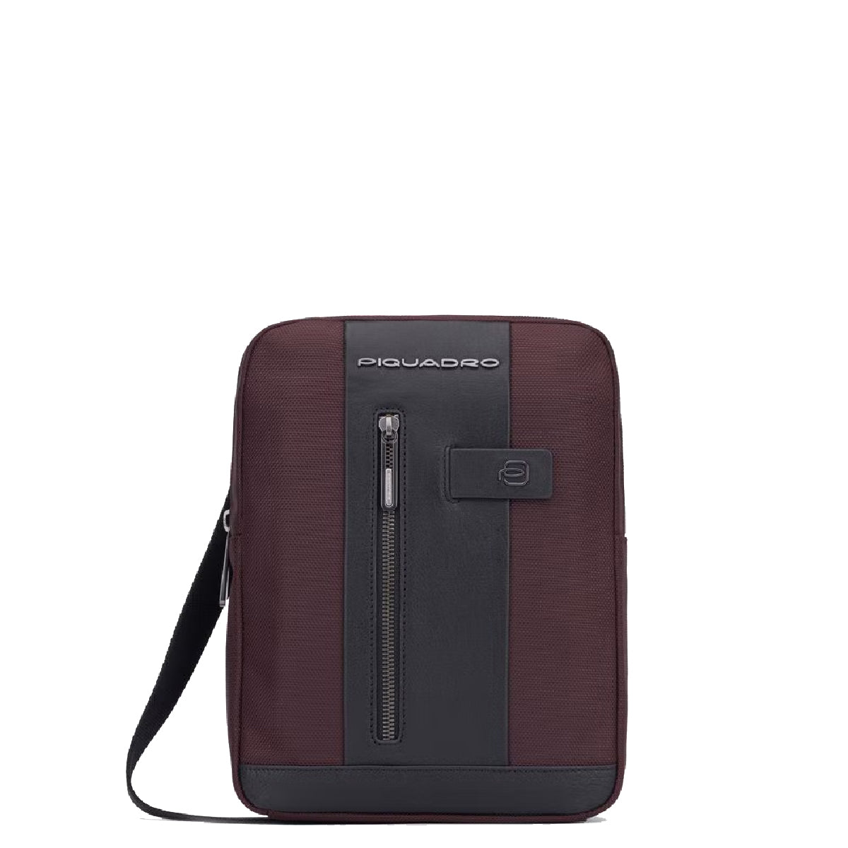 Piquadro - Borsello porta iPad®Brief 2 in tessuto riciclato - CA1816BR2 - MARRONE/NERO