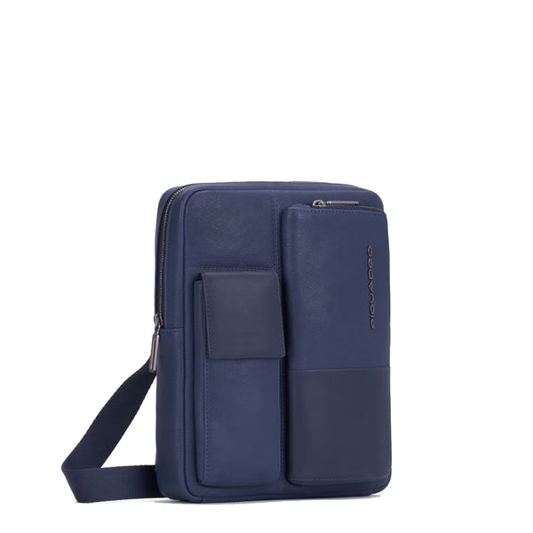 Piquadro - Borsello Porta iPad® Ronnie CA1816W116 BLU | Italystation.com Shop Now at italystation.com