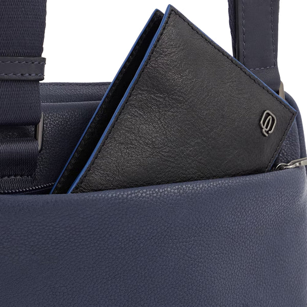 Piquadro - Borsello Porta iPad® Ronnie CA1816W116 BLU | Italystation.com Shop Now at italystation.com