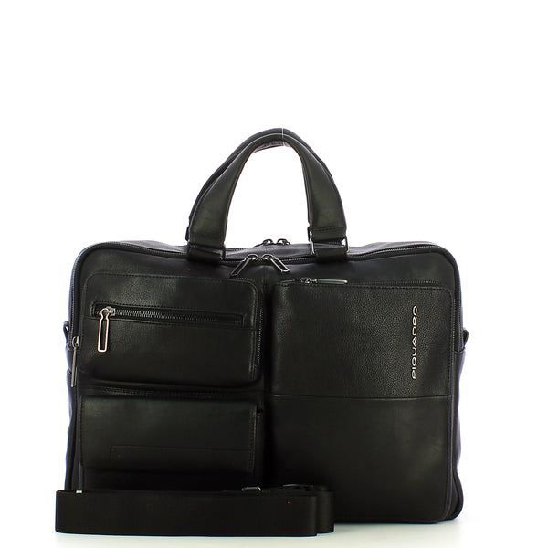 Piquadro - Cartella Porta PC due comparti Ronnie 15.6 CA588 | Italystation.com Shop Now at italystation.com