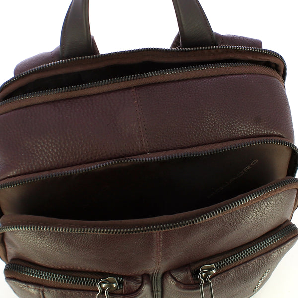 Piquadro - zainetto porta pc ronnie 11.0 - ca5884w116 - marro | Italystation.com - Shop Now at italystation.com