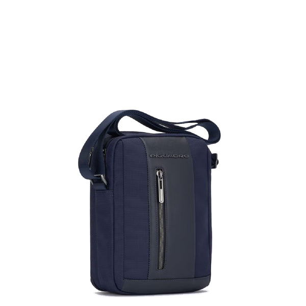 Piquadro - Borsello Porta iPad®mini in tessuto riciclato Brief 2 - CA5937BR2 - BLU