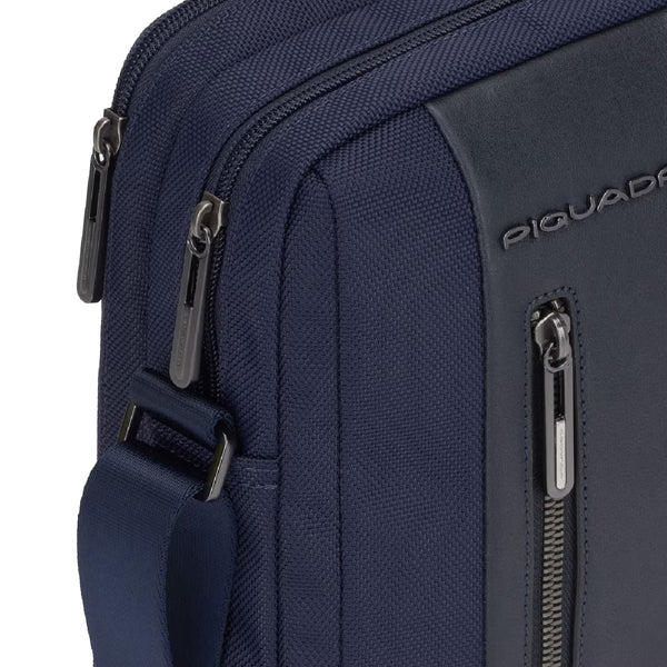 Piquadro - Borsello Porta iPad®mini in tessuto riciclato Brief 2 - CA5937BR2 - BLU