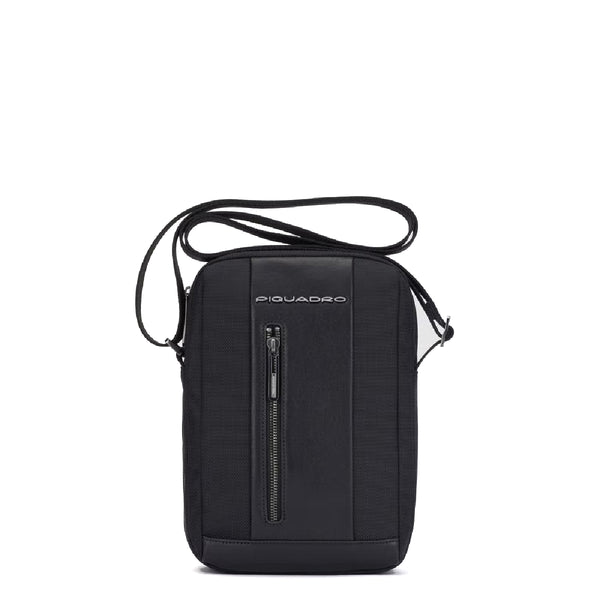 Piquadro - Borsello Porta iPad®mini in tessuto riciclato Brief 2 - CA5937BR2 - NERO