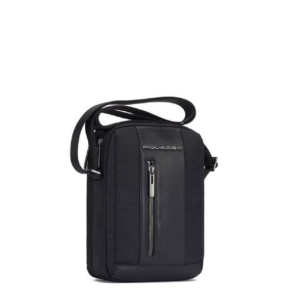 Piquadro - Borsello Porta iPad®mini in tessuto riciclato Brief 2 - CA5937BR2 - NERO