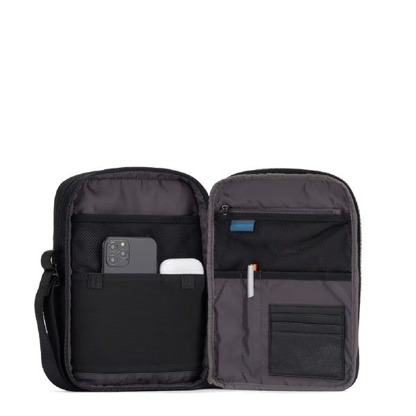 Piquadro - Borsello Porta iPad®mini in tessuto riciclato Brief 2 - CA5937BR2 - NERO