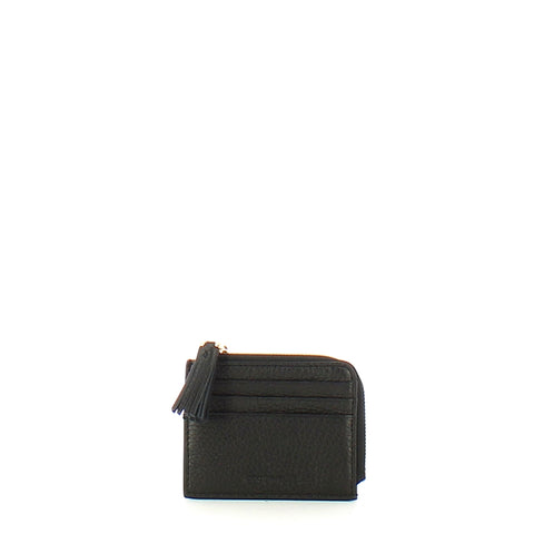 Coccinelle - Card Holder with Tassel Noir - MU0128901 - NOIR