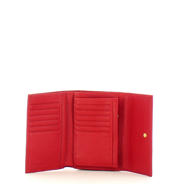Coccinelle - Metallic Soft Medium Ruby Wallet - MW5116601 - RUBY