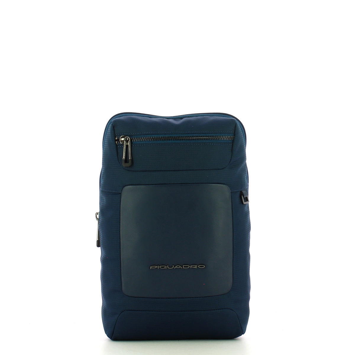 piquadro - monospalla porta ipad® in tessuto riciclato macbeth - outca5311s115 - blu | Shop Now at Italystation.com