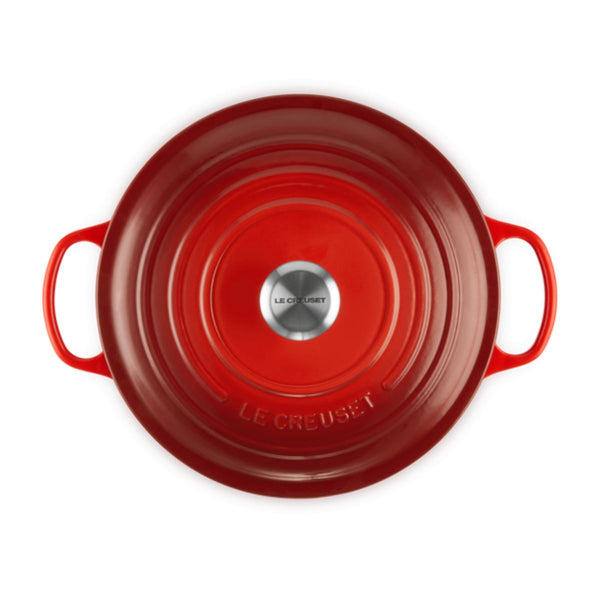 Le Creuset - Cocotte Rotonda Evolution 28 cm Ciliegia - 21177280602430 - CILIEGIA