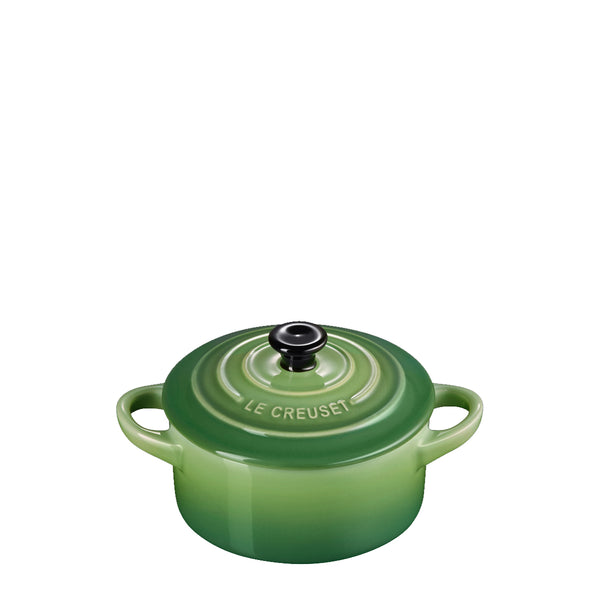 Le Creuset - Mini Coccotte Rotonda 10 cm Bamboo Green 719 | Italystation.com Shop Now at italystation.com