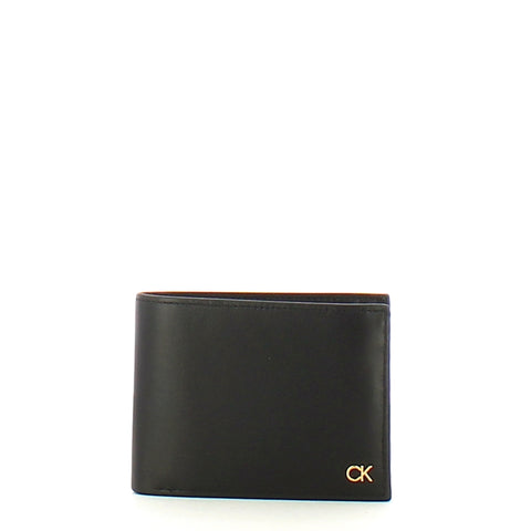 Calvin Klein - Portafoglio con portamonete CK Icon Black - K50K509632 - CK/黑色