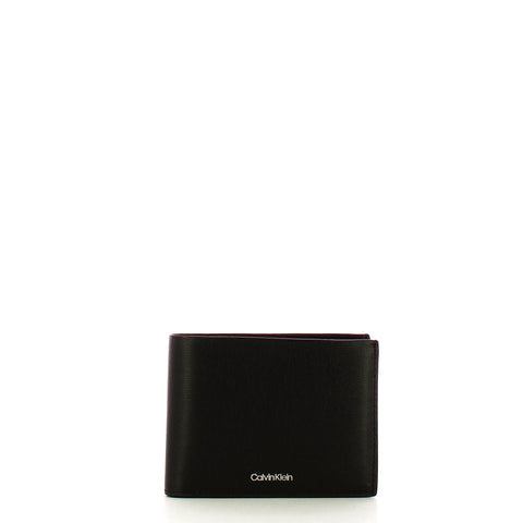 Calvin Klein - Portafoglio Median RFID con portamonete Black - K50K509993 - CK/BLACK