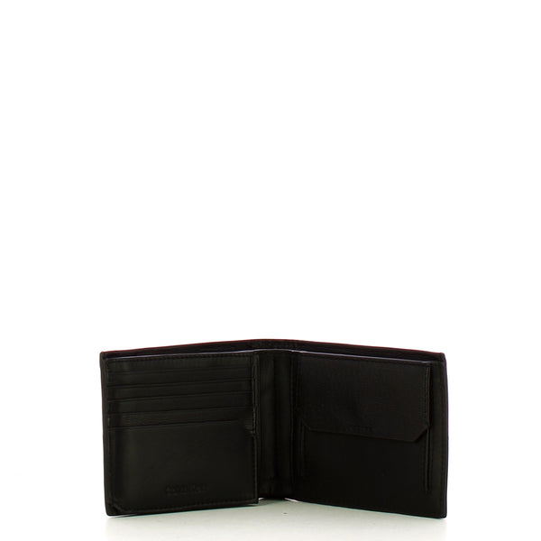 Calvin Klein - Portafoglio Median RFID con portamonete Black - K50K509993 - CK/BLACK