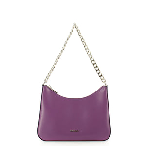 Iuntoo - borsa a spalla media soave lilla - 168059 - lilla | Italystation.com - Shop Now at italystation.com