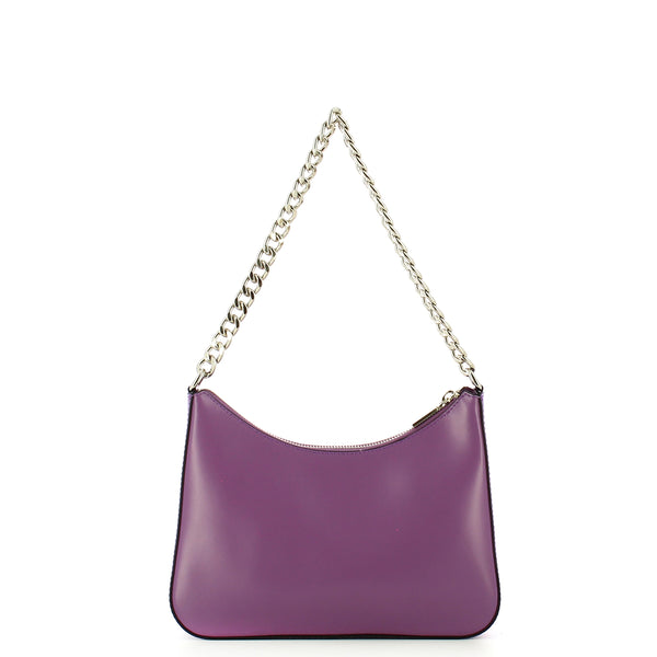 Iuntoo - borsa a spalla media soave lilla - 168059 - lilla | Italystation.com - Shop Now at italystation.com
