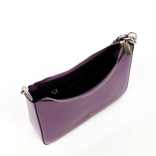 Iuntoo - borsa a spalla media soave lilla - 168059 - lilla | Italystation.com - Shop Now at italystation.com