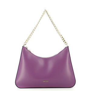 Iuntoo - borsa a spalla grande soave lilla - 168060 - lilla | Italystation.com - Shop Now at italystation.com