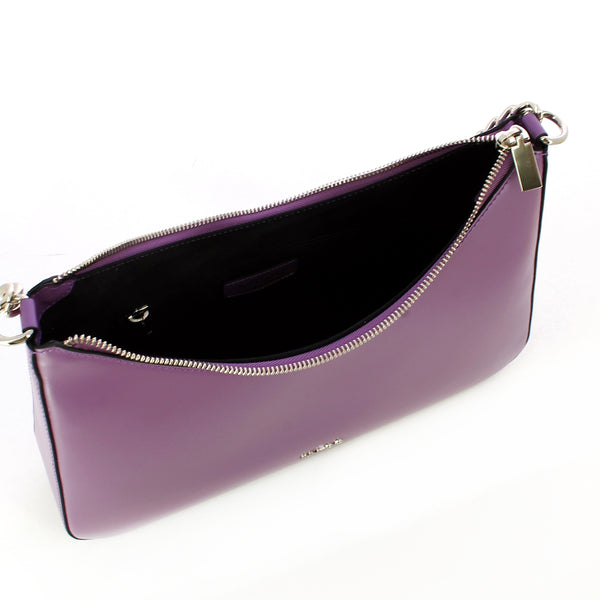 Iuntoo - borsa a spalla grande soave lilla - 168060 - lilla | Italystation.com - Shop Now at italystation.com