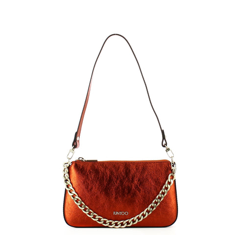 Iuntoo - sottospalla eleganza metallic rame - 168061 - rame | Italystation.com - Shop Now at italystation.com