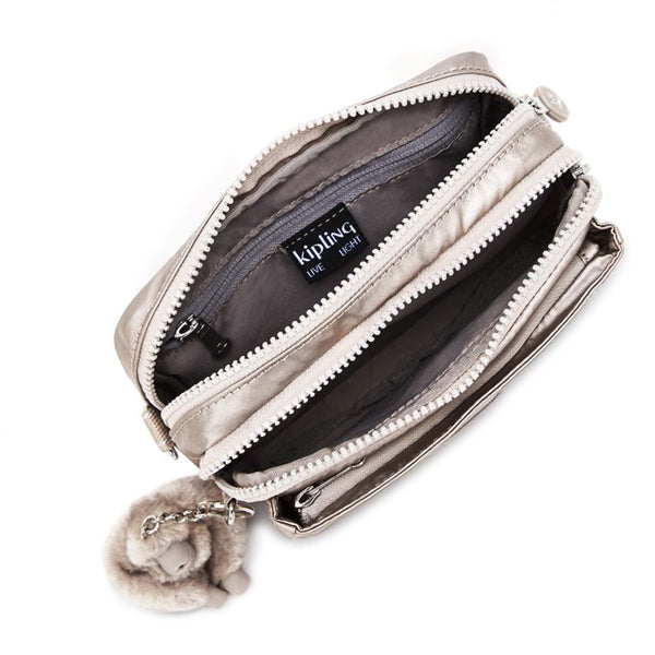 Kipling - Marsupio Abanu M Metallic Glow KPKI3492 METALLIC | Italystation.com Shop Now at italystation.com