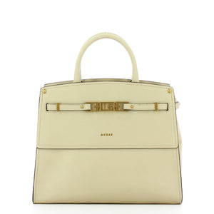 Guess - Borsa a mano in pelle Cristina Ivory - HWCRCAL2206 - IVORY