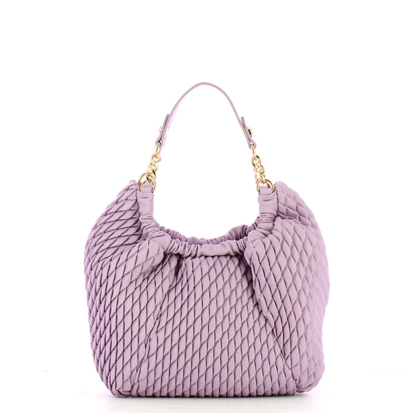 Manila Grace - Hobo bag Small Tulip Lavanda - B273EU - LAVANDA